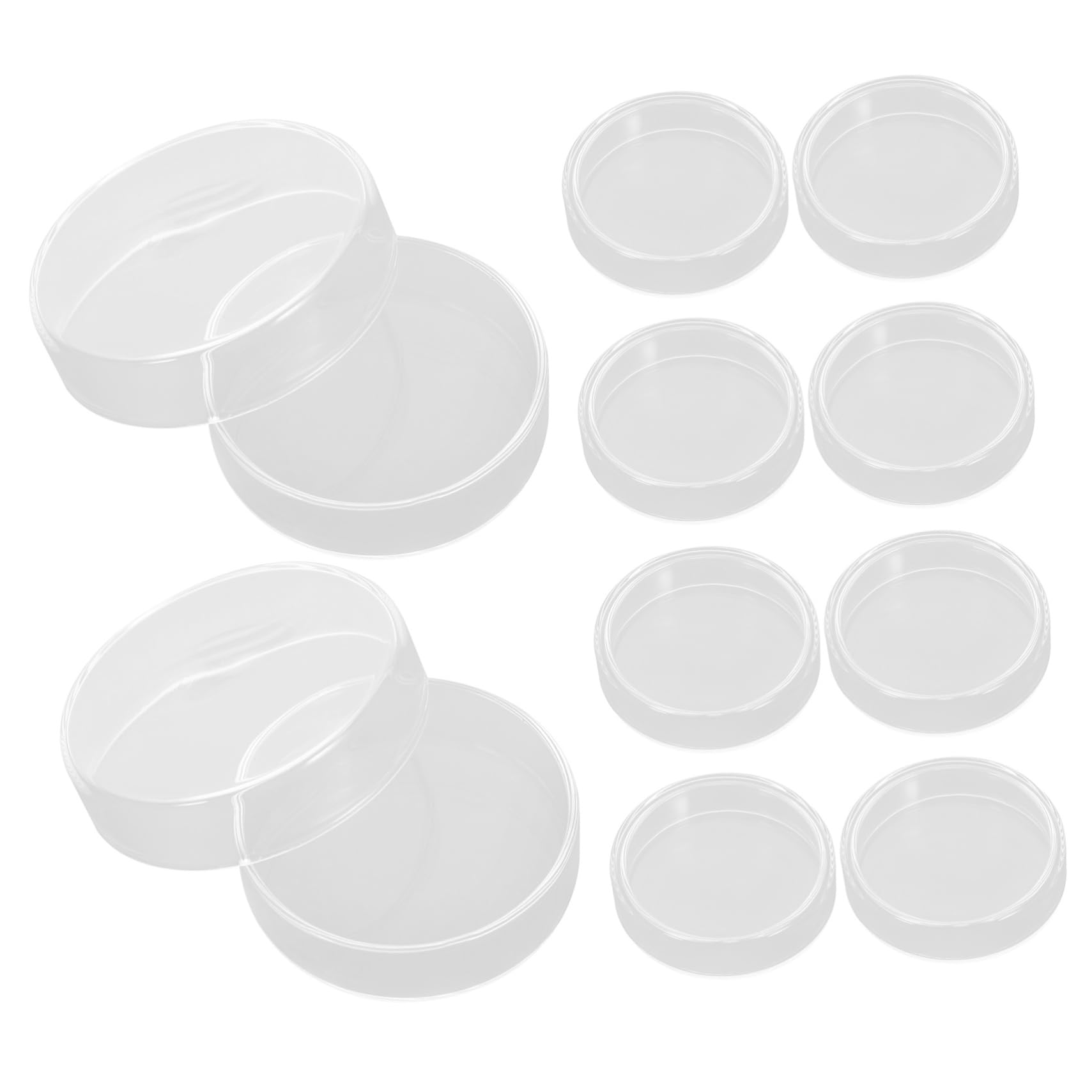 CIYODO Pcs Mm Glass Petri Dishes Proofing Container for Lab Glassware Cell Culture Dishes Round Container Lid