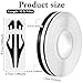 Ymapinc 2 Rolls 32Ft Black Automotive Pinstriping Tape - Waterproof Pin Stripe Tape for Car, Car Stripe Decals Vinyl Pinstriping for Musical Instrument Motorcycle