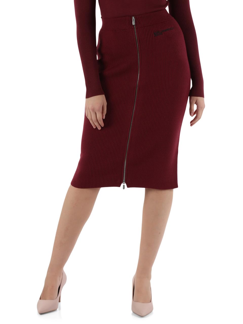 Karl Lagerfeld Jeans Damen Knitted Midi Skirt Skirt (1er Pack)