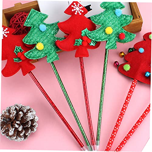 Plumas de brillantina navideñas DOITOOL en plástico ligero de 10 piezas 4