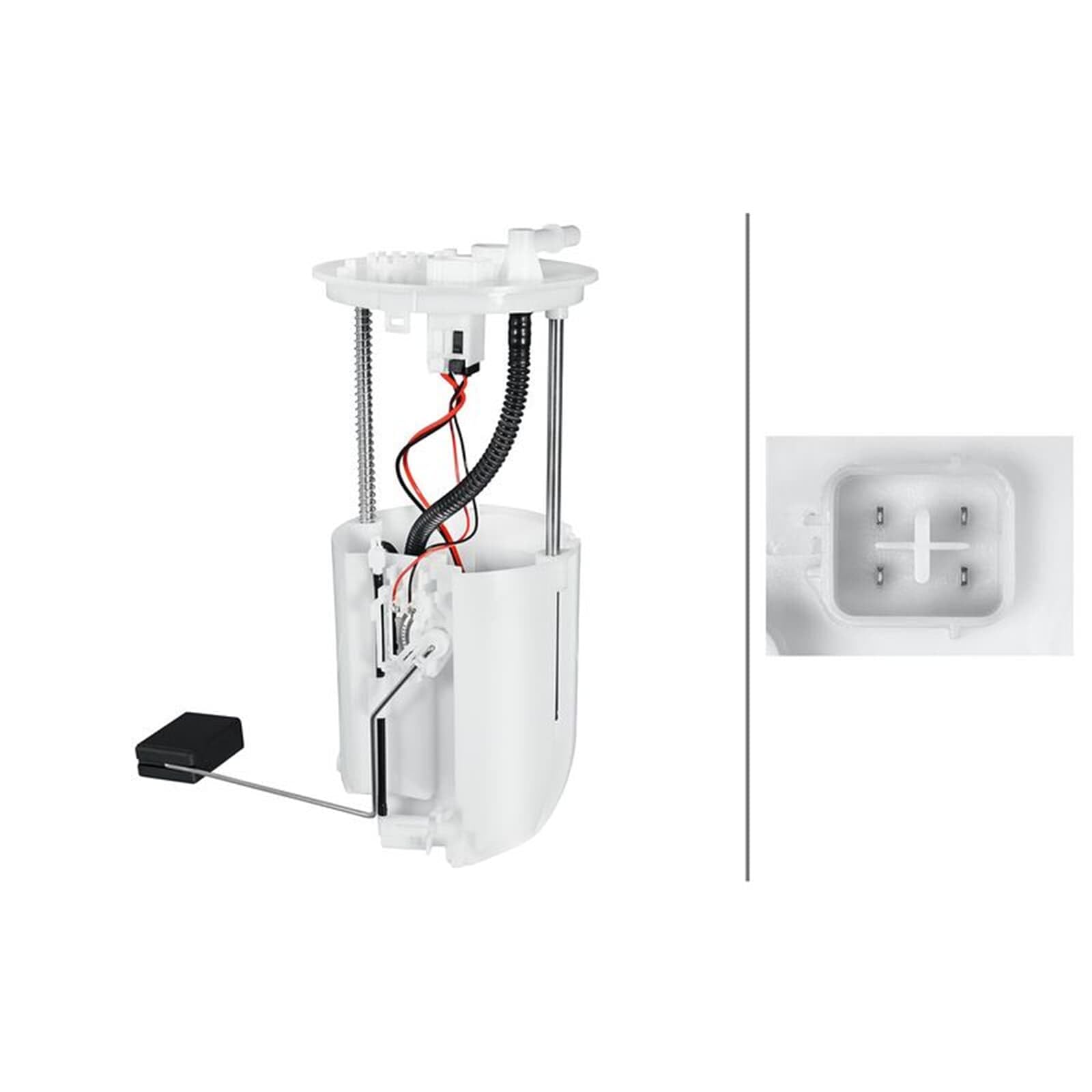 HELLA 8TF 358 305-971 Unité d'injection de carburant - électrique - 4pôle