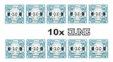 jung schalterprogramm cd  JUNG AS 500 Alpinweiß 10er Set (Wechselschalter Aus- und Wechselschaltung)