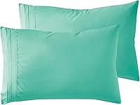 Vista 81 de Nestl - Juego de 2 fundas de almohada de microfibra azul playa tamaño Queen, 20 x 30 pulgadas