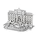 Puzzle Modello in Metallo con Strumenti, Assemblaggio Meccanico 3D Fai da Te per Adulti, Modello Puzzle Fontana di Trevi, 6.5×6.9×10.9cm, Puzzle da 2 Pezzi