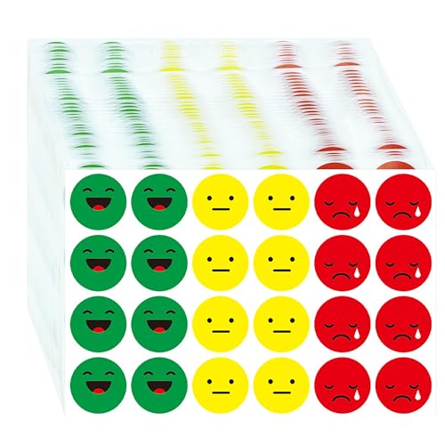 Lawen Creative 1200 Stück Rot Gelb Grün Pädagogische Belohnung...