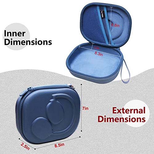 Image of LTGEM Case Compatible with JBL Tune 770NC / 510BT / 720BT / 520BT / 520C / 670NC, for JBL Live 770NC / 670NC / 680NC / 780NC Headphones, Blue