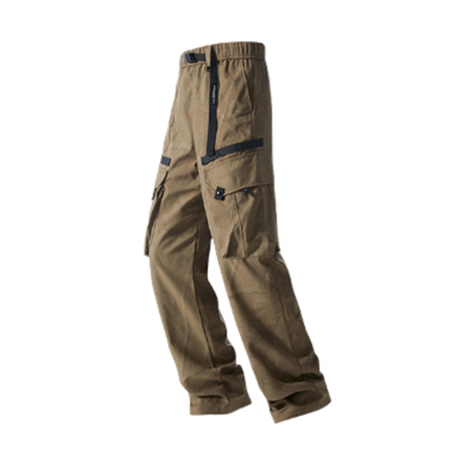 Generico Pantaloni da Lavoro Uomo Invernali Termici Impermeabili Pantaloni Multifunzione per Trekking,Morbidi Elastici Antivento Pants da Sci Uomo Baggy Piumino D'Anatra Staccabile in Y2k