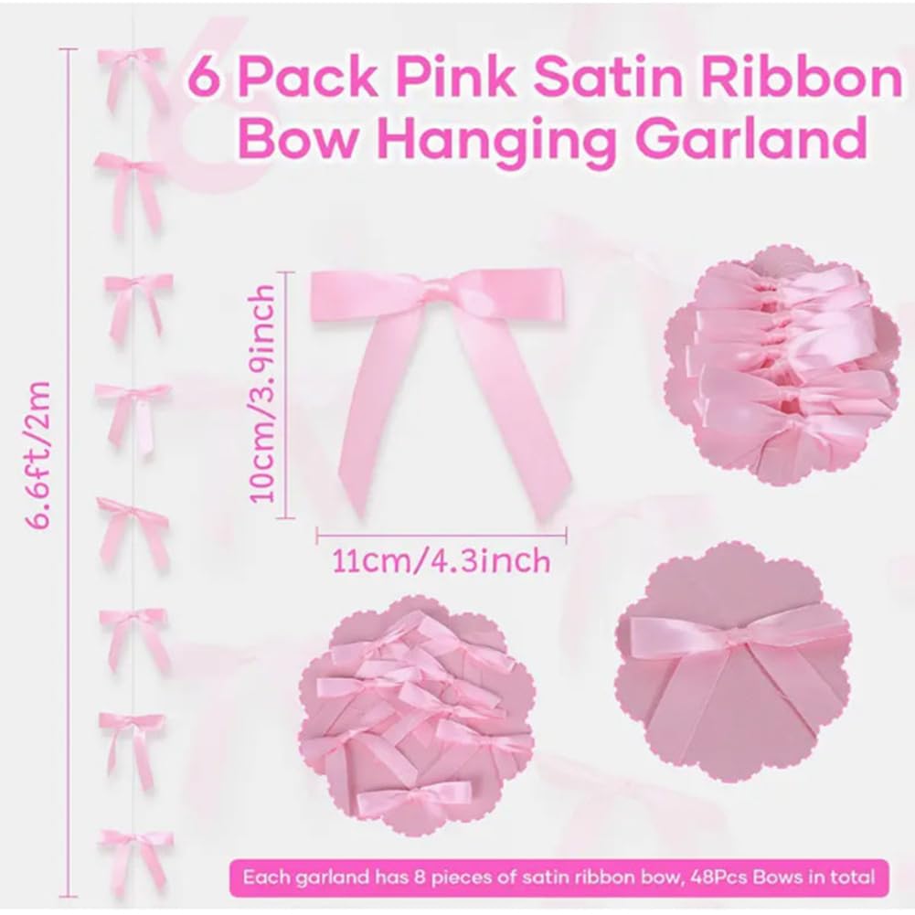 20 sztuk 2 m elegancka girlanda z kokardkami, wisząca kokardka, baner łukowy, baner łukowy, flaga na wesele, urodziny, baby shower, wieczór panieński, imprezę, dekoracja, kolor czarny