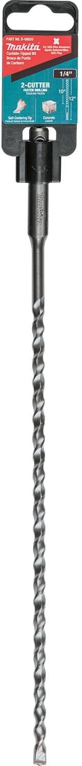 Makita B-60626 1/4" x 12" SDS-PLUS Bit, 2-Cutter