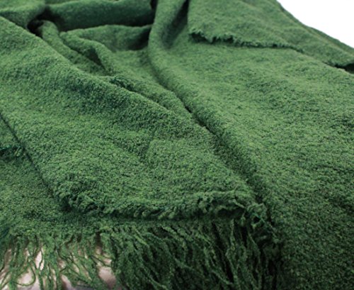 Wrap, Ruana Wraps for Women, Wool Shawl, Irish Gifts for Her, Biddy Murphy, Made in Ireland, 85% Lambswool, 54" X 72", Soft, Lightweight, Warm, Kelly Green4