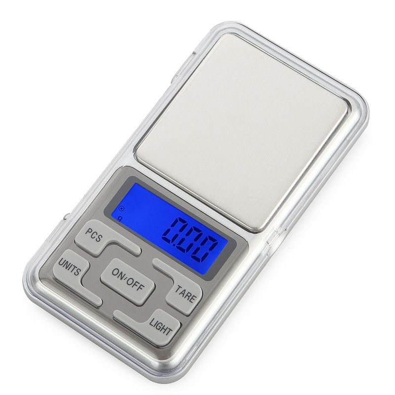 Digital Pocket Scale, Mini LCD Display, Silver, 200g Capacity, Backlit Screen, Precision Electronic Balance with Tare Function-image-39