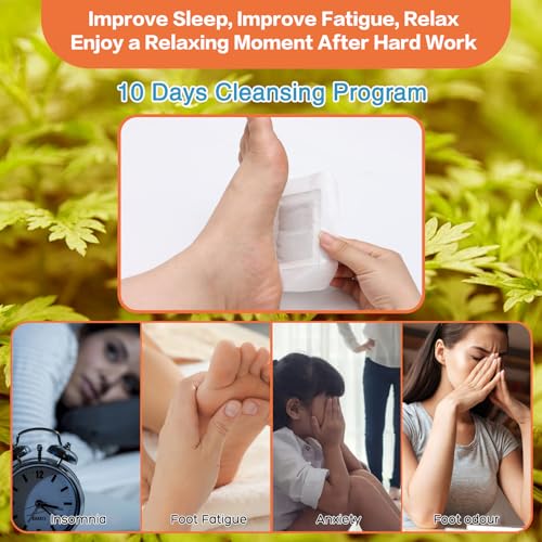 30 PCS Foot Pads 2-in-1 Natural Foot Patch, Ginger Premium for Message Deep Cleansing Foot Paches for Stress Relief, Better Rest, Foot Care Patch Clean Foot Pads - Image 4
