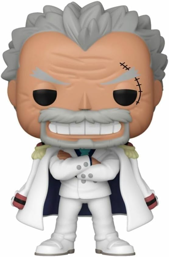 Funko Pop Anime – One Piece Monkey D. GARP #1850 | Official Vinyl Figure with Detailed Design | Navy Vice Admiral and Luffy's Grandpa | Anime Fan Edition | Window Box