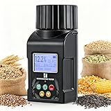 Huanyu Getreide Feuchtigkeitsmessgerät Grain Moisture Meter für 40 Sorten, ±0.5% Genauigkeit, Feuchtigkeitsmesser mit 14 Sprachen inkl. Deutsch, Temperaturkompensation, für Weizen, Rohkaffee und mehr