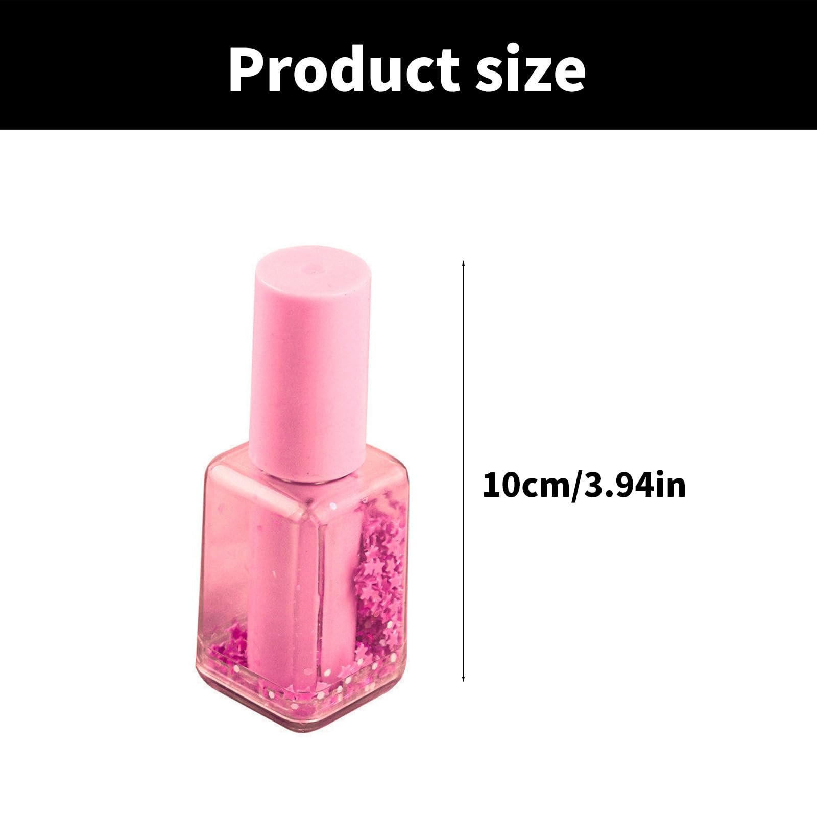 4 Pcs Nails Polish Shape Highlighter Pen Drawing Pen Highlighter Markers Highlighters Set Stationery Supplies for School