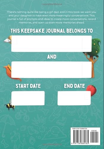 Just For Dad And Me: A Father And Daughter Keepsake Journal To Bond Over, Record Precious Memories, And Create Meaningful Conversations (Unique Dad And Daughter Book). #TOP1