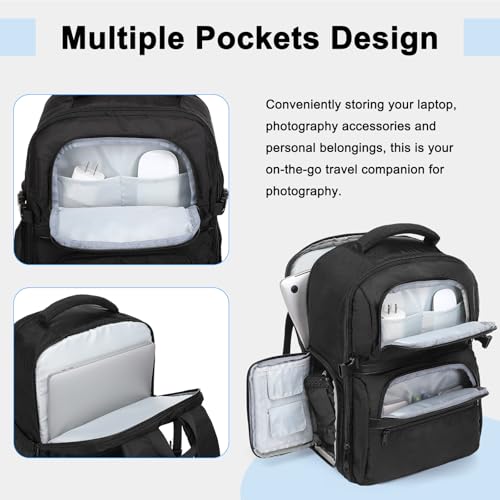 Mochila para Cámara DSLR/SLR/Mirrorless con Acceso Rápido miniatura 5