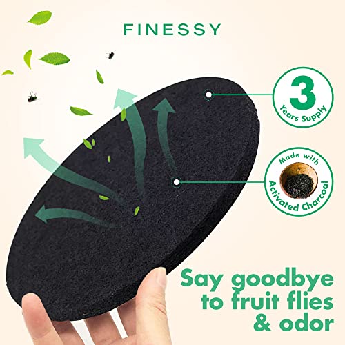 FINESSY-Compost-Bin-Kitchen-Compost-Bin-Countertop-Compost-Bin-for-Kitchen-1-Gallon-Compost-Bucket-for-Kitchen-Indoor-Compost-Bin-Counter-Compost-Bin-with-Lid-Food-Composter-Kitchen-Counter-Tabl