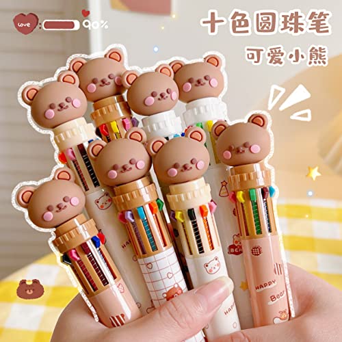 6 bolígrafos de gel negro retráctiles CYee estilo kawaii miniatura 3