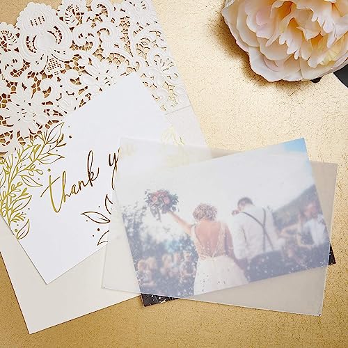 100 Sheets Translucent Vellum Paper For Invitations, Crafts, Tracing, 93 Gsm (White, 12X12 In) #TOP1