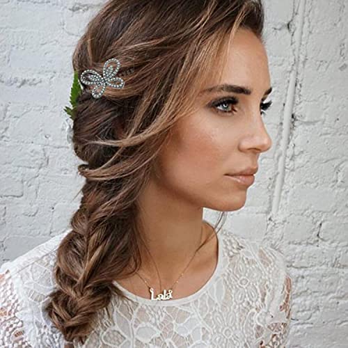 Image of Young & Forever Gift Special Fashion Celestial Stars Flower Butterfly Gold Plated Crystal Barrette Hair Clip /Pin Hair Accessories for women