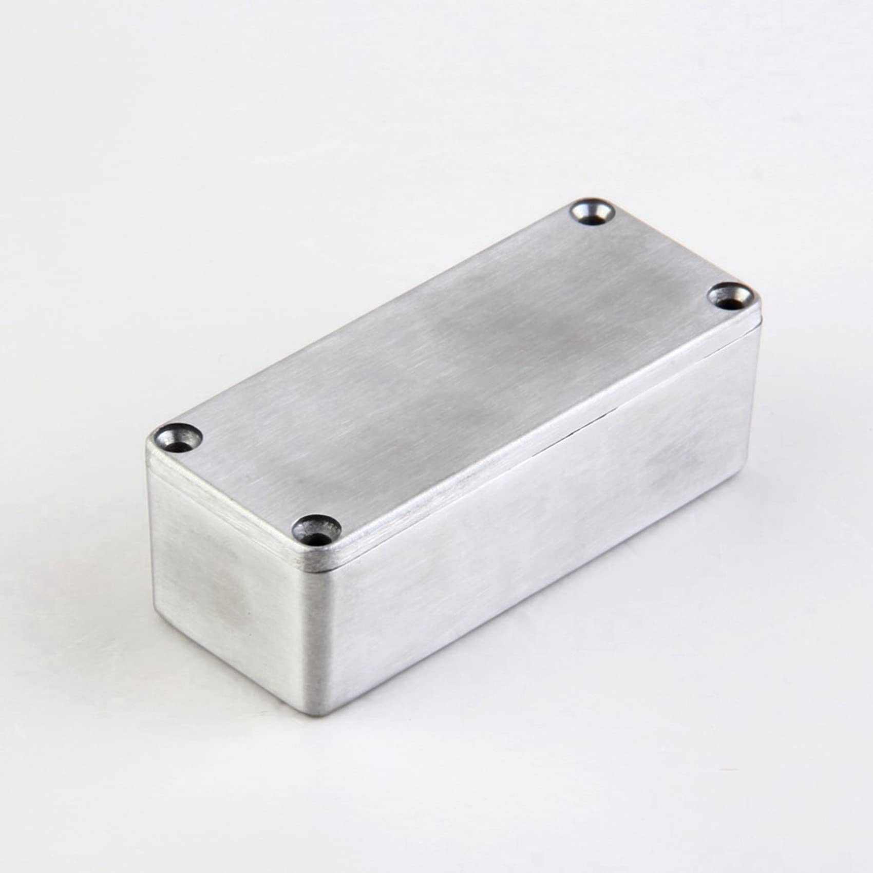 Lot De 2 Boîtiers En Aluminium Pour Pédales Effets Guitare 1590B - Argenté