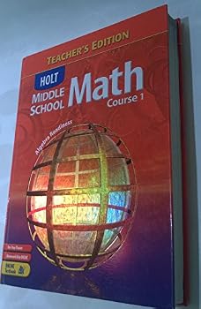 Hardcover Holt Middle School Math, Course 1, Teacher's Edition Book