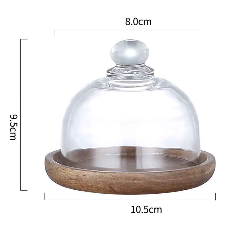 50 Coppette dessert plastica con coperchio a cupola