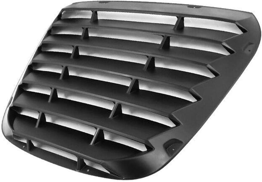for Toyota for Supra 2021-2022 Rear Window Louver Sun Shade Cover Matte Black 1pc Painted Wdlr