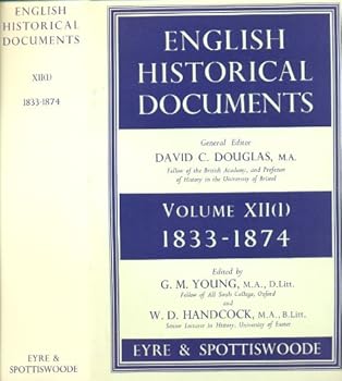 Hardcover English Historical Documents XII (1) : Volume 12 Book