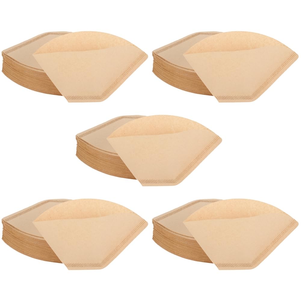 Hndhbfgrt 500Pcs Coffee Filters Disposable Cone Paper Coffee Filter Natural Unbleached Filter 4-6 Cup for pour Over Coffee Makers