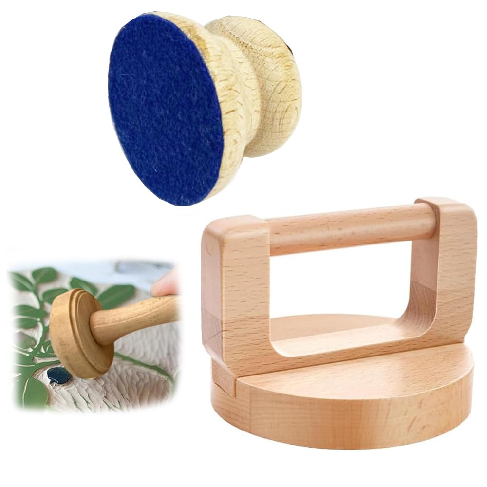 Baren d'impression bois haute précision pour encre et travaux manuels