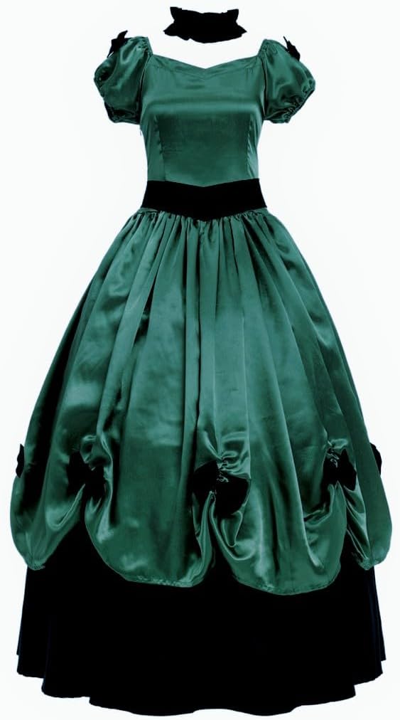 HS-LK Women's Southern Belle Costumes Rococo Ball Gown Gothic Victorian Costume Dress - Image 2