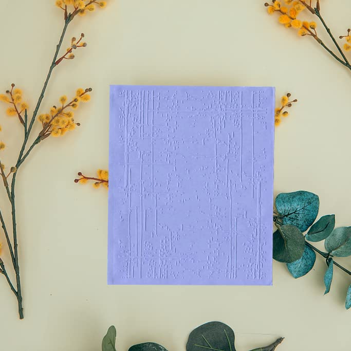 Threetols 3-D Textured Impressions Embossing Folder, Dot Background Embossing Folder for Card Making, Line Frame DIY Plastic Scrapbooking Photo Album Card Paper DIY Craft Decoration Template Mold