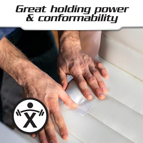 Image of Duck Pro Heavy Duty Duct Tape for Long Lasting Repairs, 2 inch Wide (1.88 in x 55 Yds) Performance Grade Tape with Waterproof Backing, White, 12 Rolls