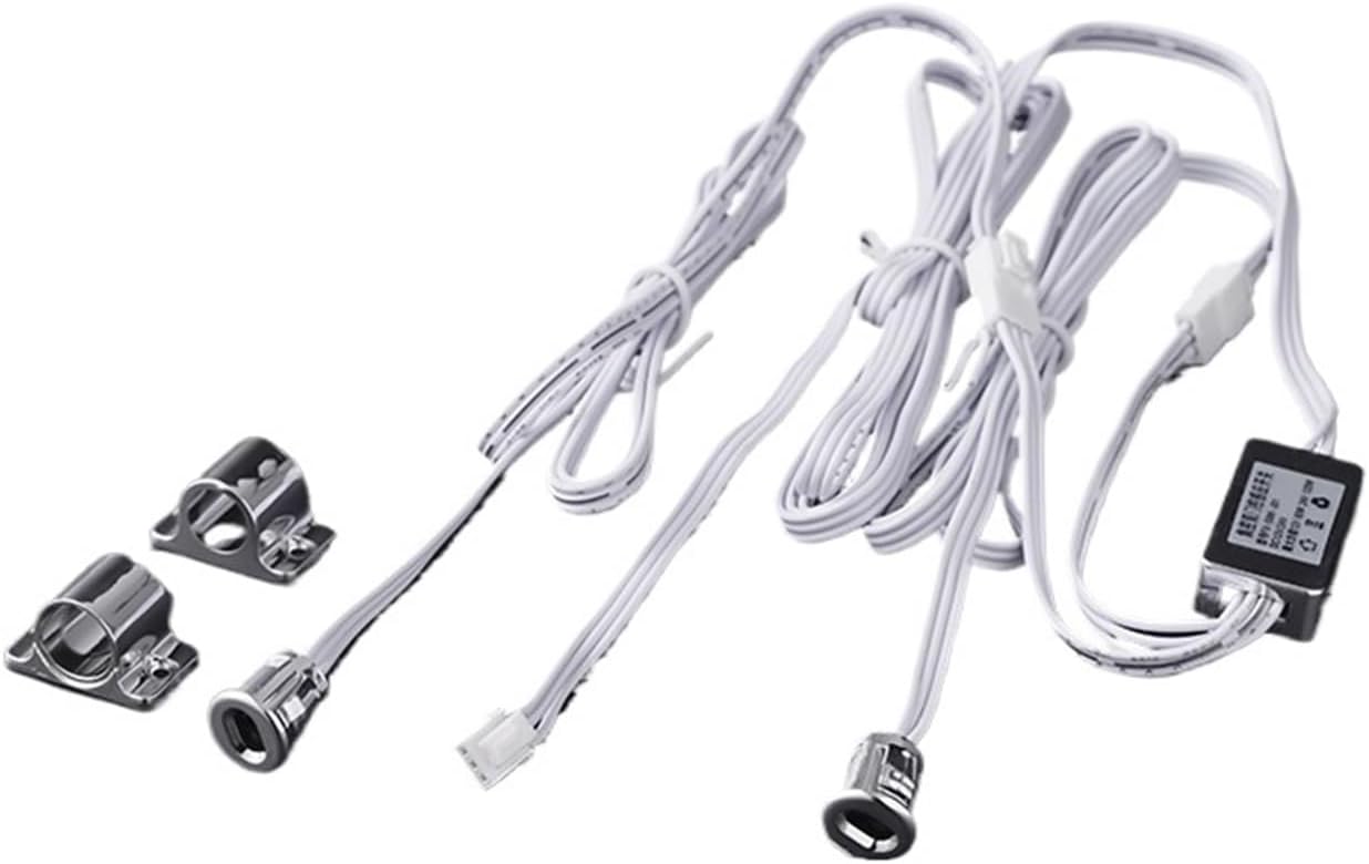 Cabinet Light Dedicated Power Supply 12V Interface Induction Switch Ultra-Thin Transformer 24v Wardrobe Wine Cabinet Light(Separate Double Door Switch)