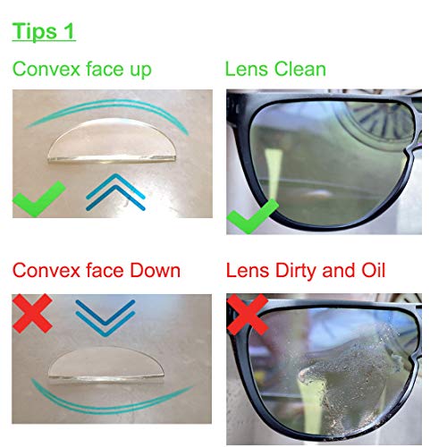 Wenda +2.00 Stick On Bifocal Lenses Reader Magnifying Adhesive Reading Lens Sticker Cycling Sunglasses Bike Glasses Magnifier Add On thumb #5