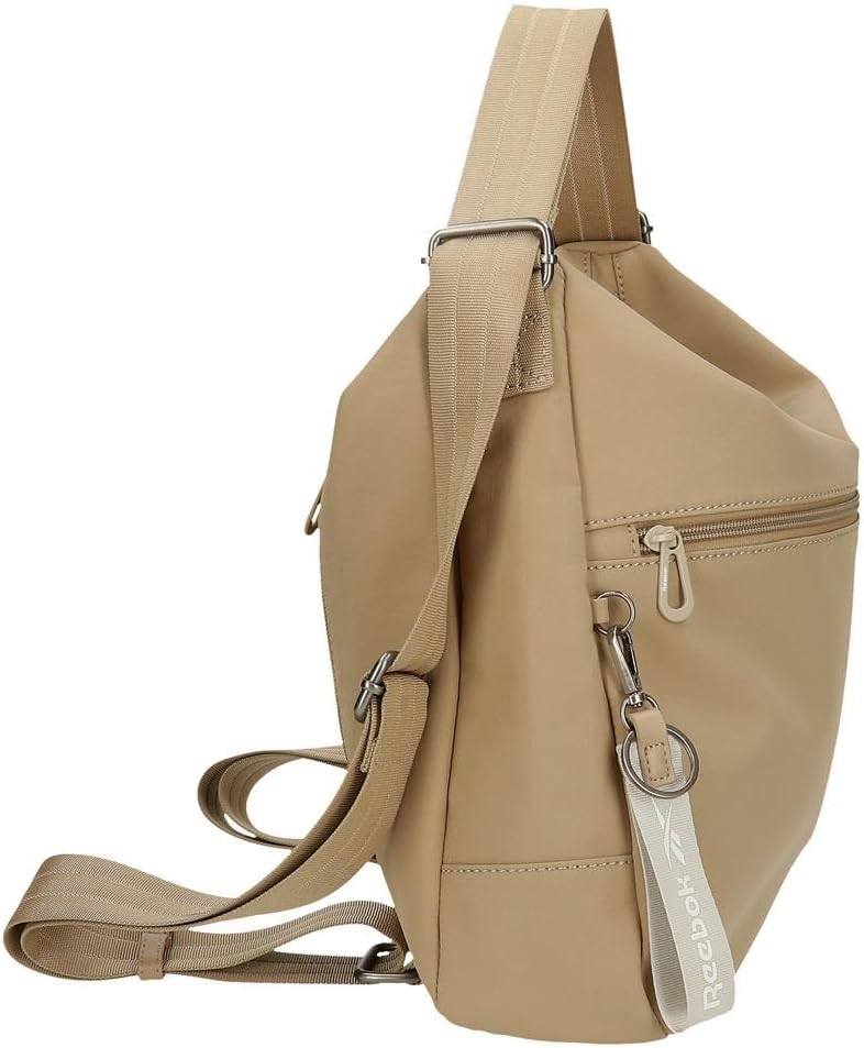 Reebok Cherry Beige 35x31x5cm Polyester Backpack Bag, Beige, Backpack Bag