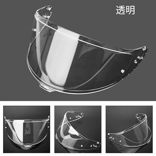 Motorcycle Helmet Visor, Z8 X15poCNwbgoCU[ Capacete De MotoY h TV[h ttFCX Ca-sco Para Moto ANZT[p[c(Transparent)