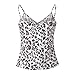 Produktbild TOPKEAL Damen Top Ärmellos Drucken Bluse Bequem Lässig Mode T-Shirt Frühling Sommer O-Neck Sling Weste Leopard Blusen Frauen Kurzarm Shirts Tunika Lose Tops 2020