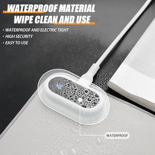 Tapis de souris chauffant USB à température réglable et base stable