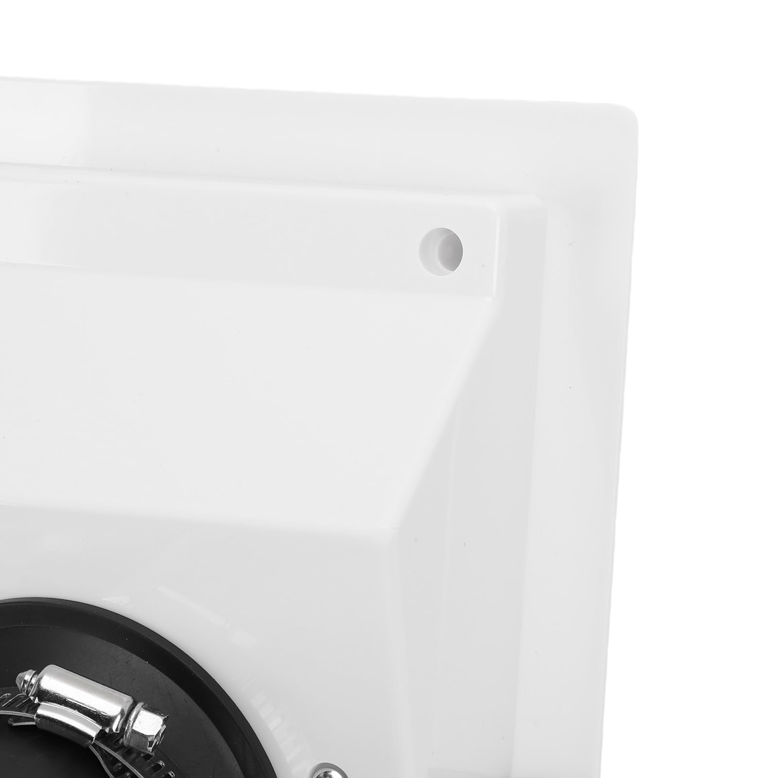 Generic Zestaw Przewodów Penetracyjnych HVAC Zestaw Osłon Czyste, Schludne ściany do Mini Klimatyzatorów Split Systemy Bezkanałowe Plastik 9,06x6,69 Cala (WHITE)