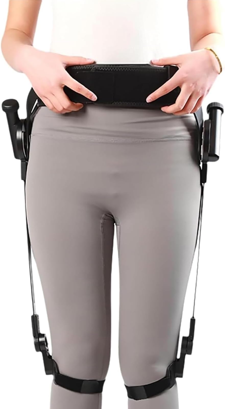Exo Skeleton Legs to Help Walk, Bionic Exoskeleton Leg, Hiking and Climbing Stairs Assist, 3 Level Adjustable Strength, for Adults Elderly, Walking Assistance Device (Legs, L)