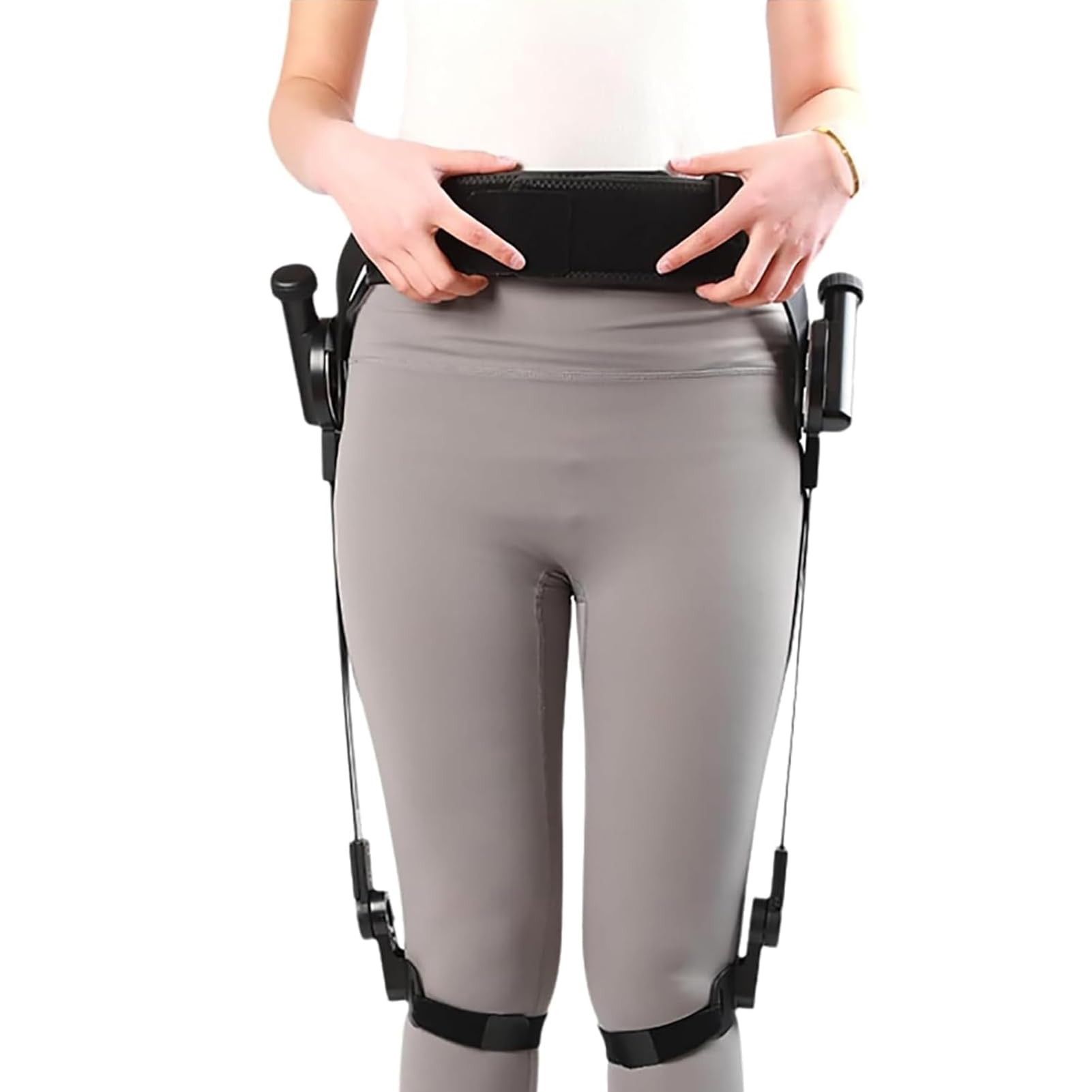 Exo Skeleton Legs to Help Walk, Bionic Exoskeleton Leg, Hiking and Climbing Stairs Assist, 3 Level Adjustable Strength, for Adults Elderly, Walking Assistance Device (Legs, S)