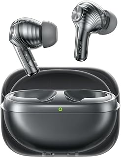 Oraimo SpaceBuds Pro Hybrid ANC True Wireless Earbuds OTW-930, Sound360 Spatial Audio, Up to 7 hours, the case provides additional 25 hours, Noise Cancellation, Space Grey - 12 Months Warranty