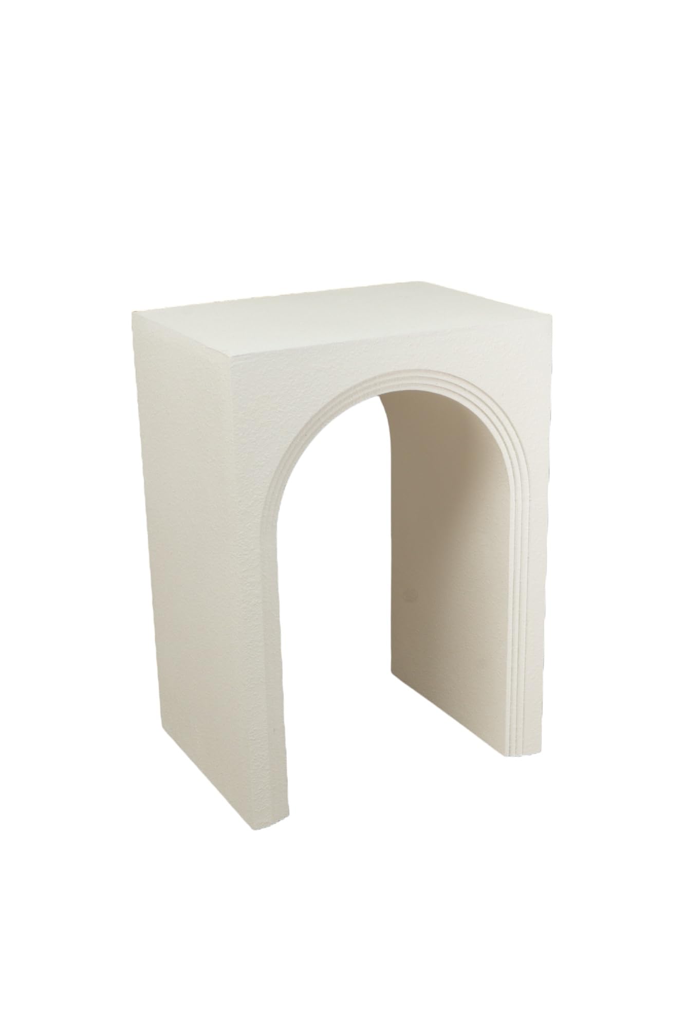Mesa DM Arco table blanche courbe pour salle à manger lumineuse