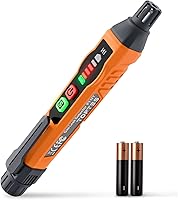 TopTes PT177 Natural Gas Leak Detector - Portable Combustible Gas Sniffer with Visual & Audible Alarms for Methane, Propane, Home & RV Safety (Orange)