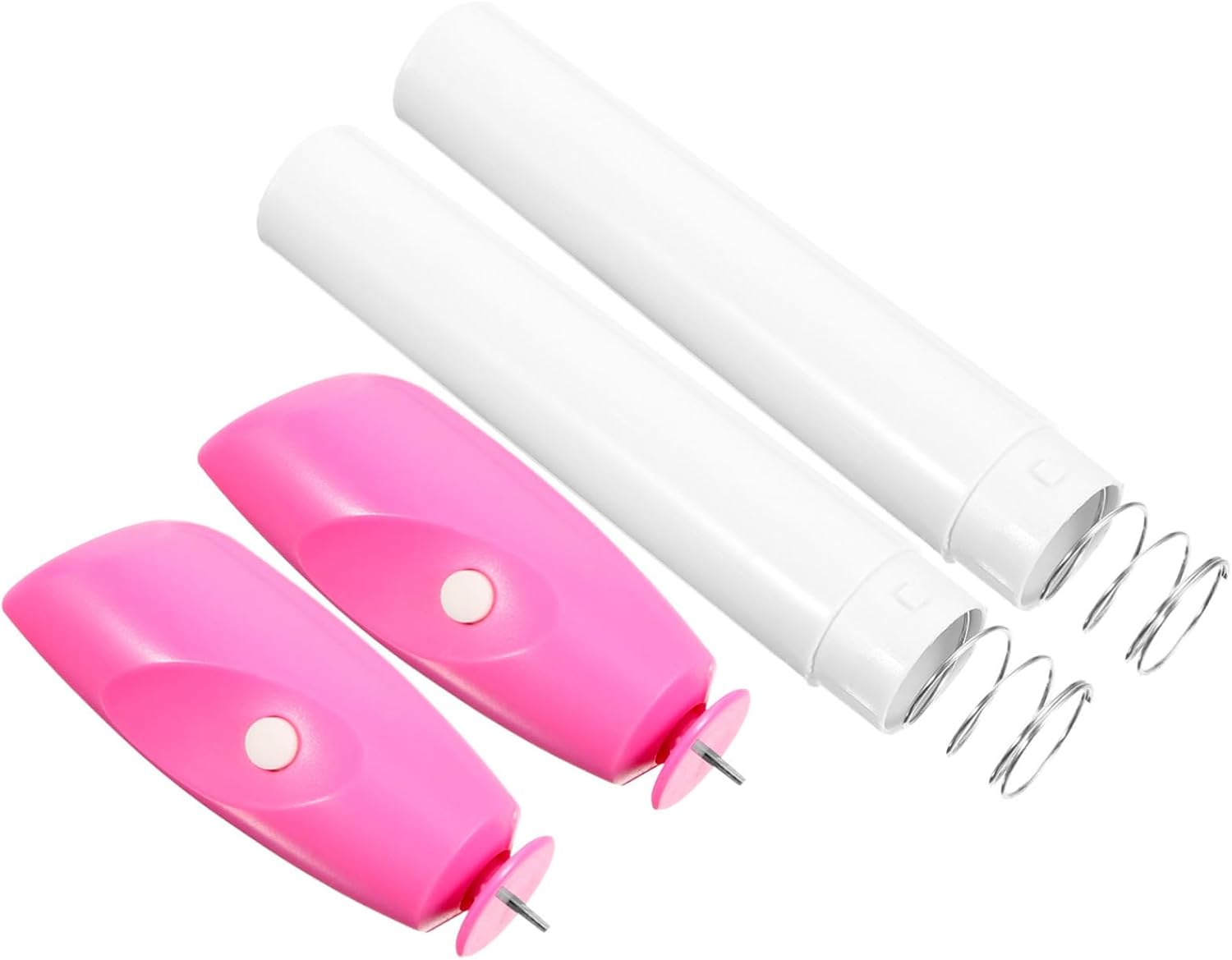 jojofuny 2Pcs Quilling Pens Slotted Rolling Tool for DIY Crafts Portable Battery Operated Paper Curling Pen for Beginners and Quilling Enthusiasts