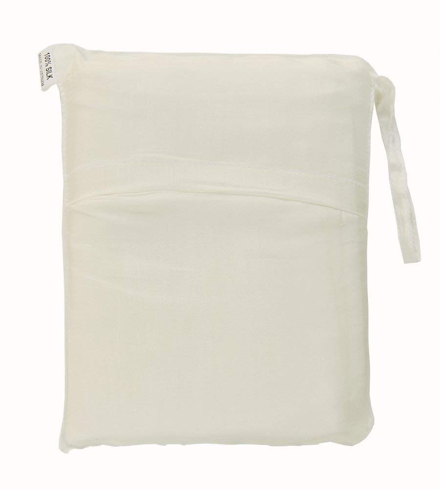 Marycrafts 100% Reine Maulbeerseide, Einzelschlafsack-Innenfutter, Reisedecke, 200 x 83 cm
