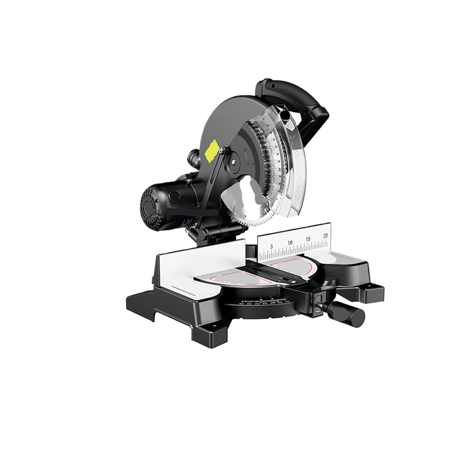 Sierra de mesa portátil Sierra Circular Multifuncional De 2200 W, Eléctrica, For Aluminio, 10 Pulgadas, Con Corte Ingleteado 45 Grados, para muebles de bricolaje, carpintería(Wooden Saw Blades)
